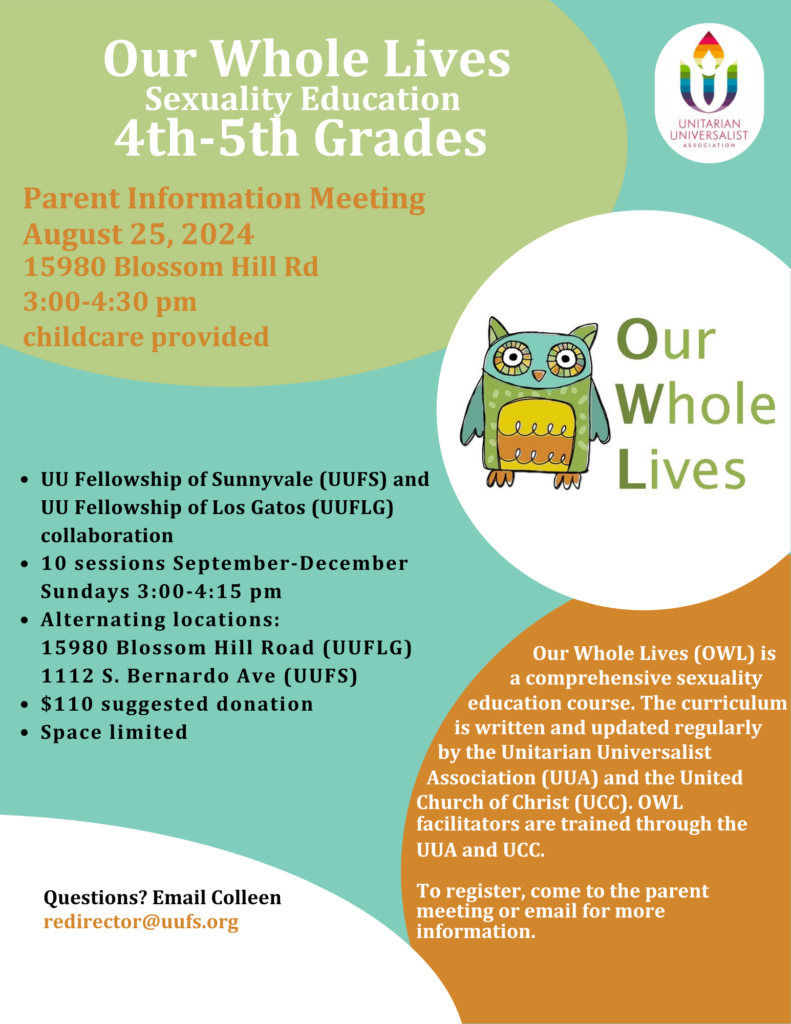 OWL Fall 2024 Parent Information Meeting